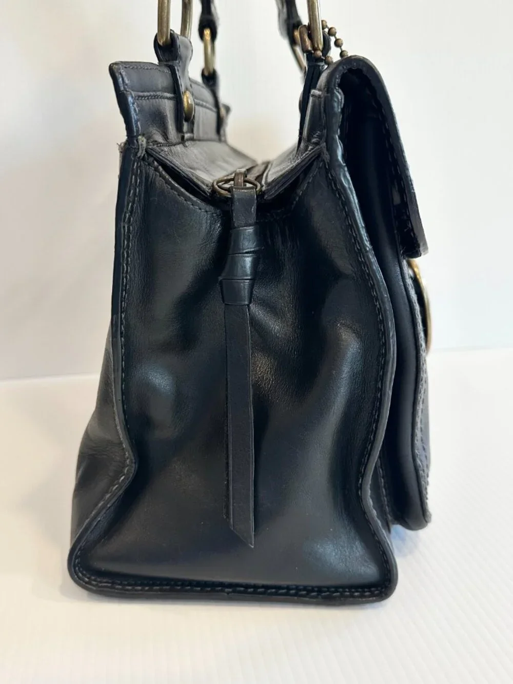 COACH Bleecker Legacy Tattersall Shopper with Matching Mini Pouch - Picture 5 of 16